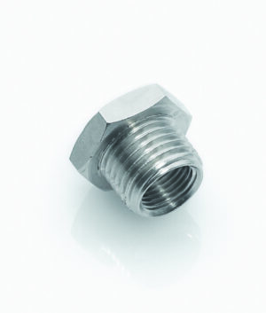 Reducing Bush Parallel Nickel Plated Brass