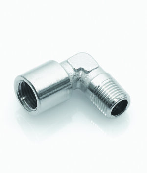 Equal Male Female Elbow Nickel Plated Brass