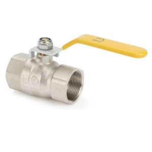 Nickel Plated Brass Ball Valve Gas Approved
