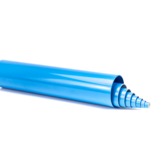 Blue Aluminium Pipe 4.0mtr