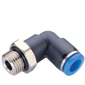 Male Stud Swivel Elbow Parallel Thread