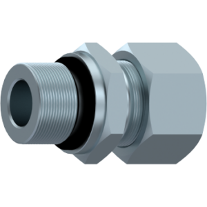Male Stud Coupling Metric Thread Captivated "O" Ring
