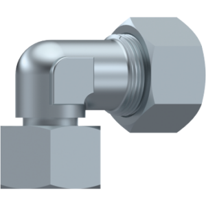 Adjustable Female Stud Elbow with Nut and Ring