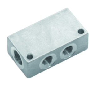 Distribution Manifold Ports on One Side Aluminium