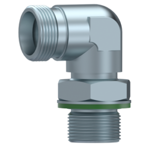 90deg Adjustable Male Stud Elbow BSP-Metric