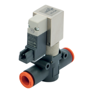 Inline 3/2 Solenoid Valve Silencered Exhaust NC