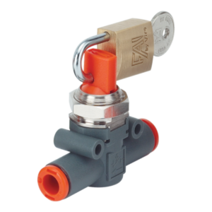 Inline Lockable Shut Off Valve