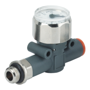 Inline Pressure Gauge Thread to Tube
