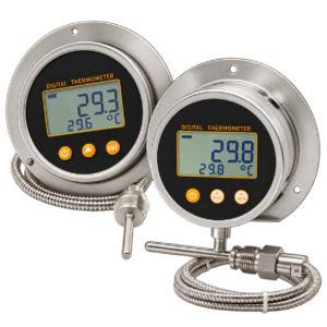 Flanged Capillary Digital Thermometer